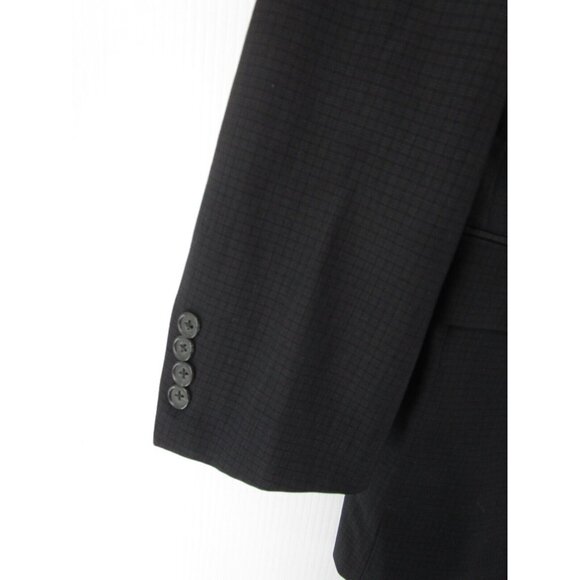 Jack Victor Jacket 44 Long Wool Blazer Sport Coat Checked 2 Button - Picture 3 of 15